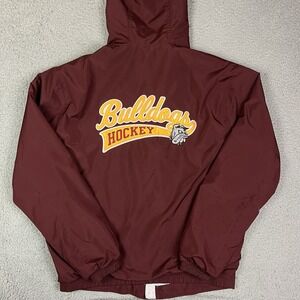 UMD Bulldogs Hockey Jacket Hooded Coat Minnesota Duluth Size Small